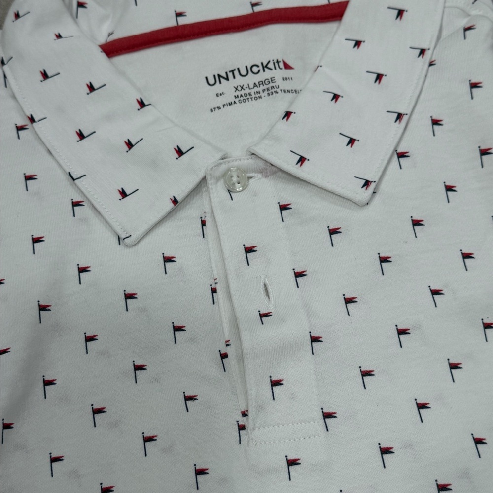 Untuckit XXL flag polo